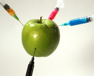 Manzana transgénica.
